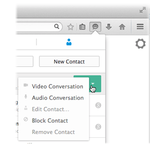 Come creare e gestire l'elenco dei propri contatti su Firefox Hello.