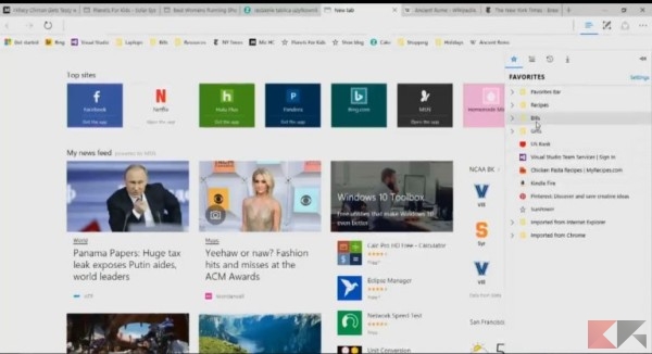 Microsoft, tutti i dettagli sulle future novità del browser Edge
