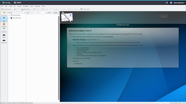 Open365: il cloud open source con LibreOffice e KMail integrati