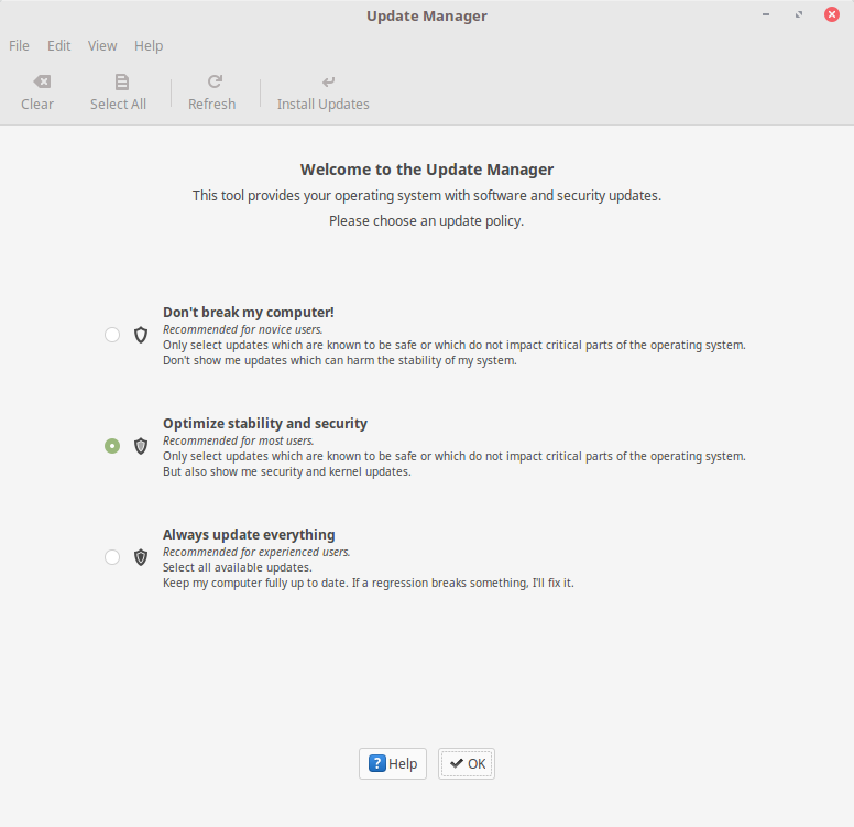 Linux Mint 18: in arrivo miglioramenti nell'Update Manager, nella gestione touchpad un nuovo look and feel