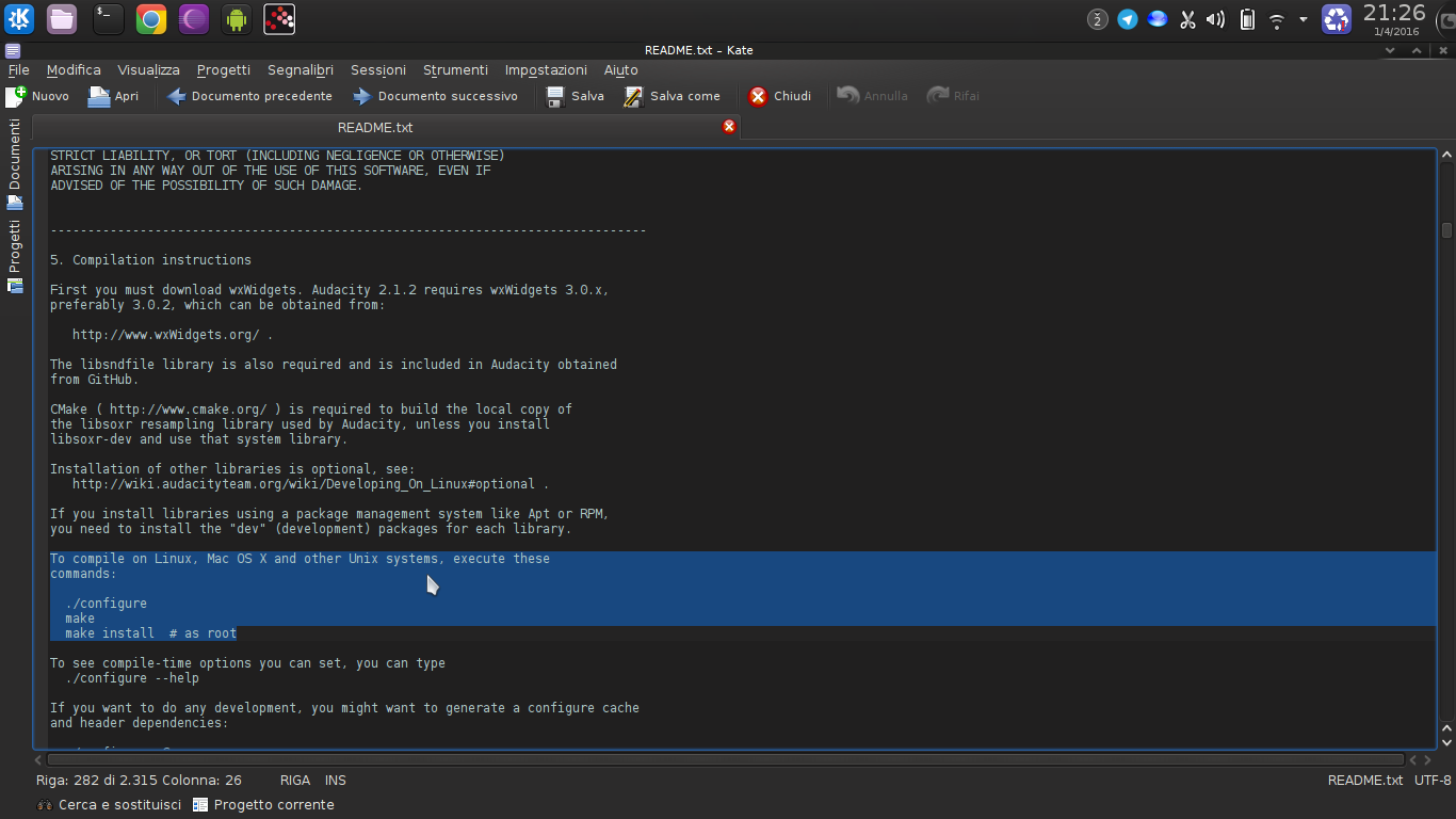 [Guida] Installare un programma compilando il codice sorgente