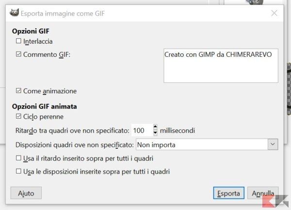 Come creare una GIF animata con GIMP (tutorial)