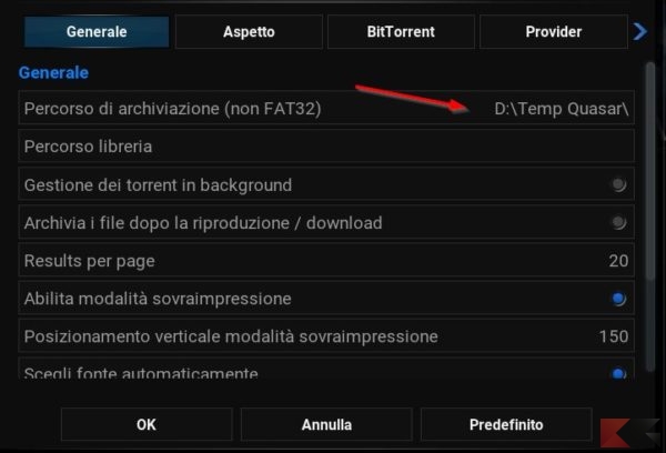 Quasar: vedere i torrent su Kodi (alternativa Popcorn Time)