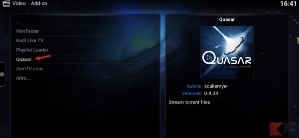 Quasar: vedere i torrent su Kodi (alternativa Popcorn Time)
