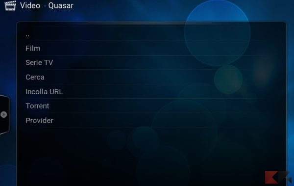 Quasar: vedere i torrent su Kodi (alternativa Popcorn Time)