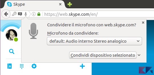 Come effettuare chiamate da Skype Web su Linux