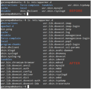 Mandatory Access Control AppArmor