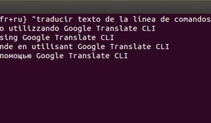Come tradurre da terminale con Google Translate
