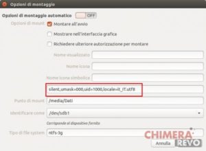 Come montare automaticamente le partizioni all’avvio di Ubuntu