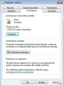 Guida alla condivisione di rete