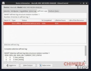 Controllare la salute dell’hard disk in Linux