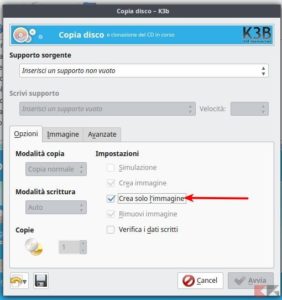 Creare ISO da DVD o CD su Windows e Linux
