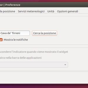 Come aggiungere il meteo su Ubuntu