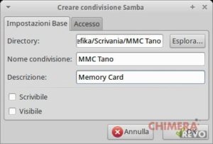 Come condividere cartelle in rete con Xubuntu
