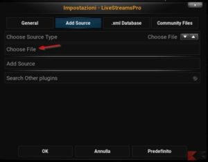 LivestreamsPro: come aggiungere liste XML a Kodi per i canali TV