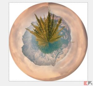 Come creare foto pianeta partendo da una panoramica