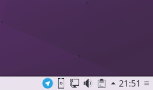 Telegram e Plasma 5: usare icone monocromatiche per la systray (e risolvere così il problema dell'icona pixelata)