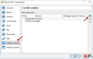 Virtualbox e Ubuntu: accedere alle cartelle condivise