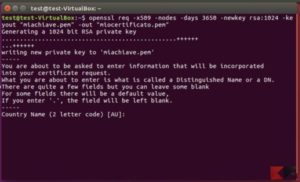 Come generare certificati per server (SSL/TLS)