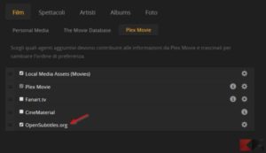 Scaricare sottotitoli in automatico con Plex