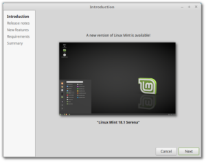 Come aggiornare a Linux Mint 18.1