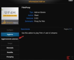 Scaricare ultima versione F4mProxy e F4mTester su Kodi