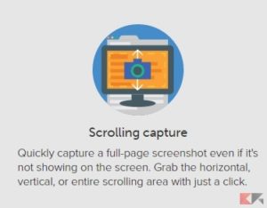 Come catturare screenshot lunghi anche pagine