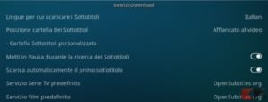 Sottotitoli automatici su Kodi