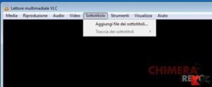 Aggiungere sottotitoli ai video VLC