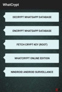 Decriptare messaggi e database WhatsApp