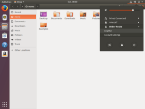 Ubuntu GNOME Shell in azione su Ubuntu 17.10 Artful