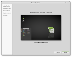 Come aggiornare a Linux Mint 18.3
