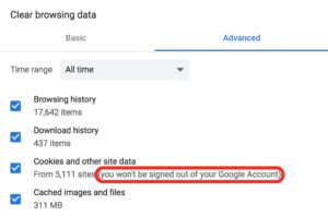Chrome cancella tutti i cookie… eccetto quelli di Google