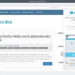 Il supporto a Firefox Hello verrà abbandonato in Firefox 49