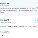 Project Cars non arriverà su Linux, ecco il tweet ufficiale!
