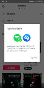 Playlist Shazam - Spotify