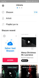 Playlist Shazam - Spotify