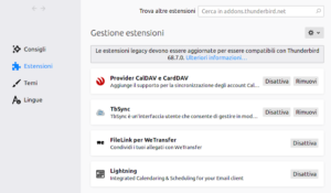 Thunderbird e Google Calendar