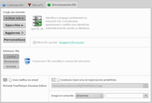FreeFileSync: utility open source per sincronizzare i propri backup