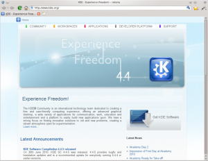 Web Browser per KDE