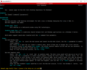 Win-KeX 2.0: nuova versione per la GUI di Kali Linux sul WSL 2