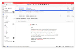 Vivaldi aggiunge un client mail, un feed reader e un gestore di calendario