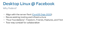 FOSDEM 2021: anche i dipendenti di Facebook usano distro GNU/Linux