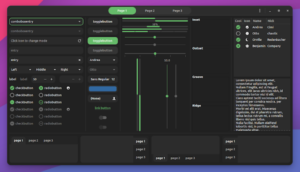 Orchis, tema GTK con elementi rotondeggianti