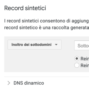 Configuriamo un dominio dinamico con Google domains