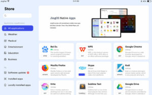 JingOS 0.8: arrivano aggiornamenti OTA e un nuovo App Store