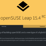 Si avvicina il rilascio di openSUSE Leap 15.4